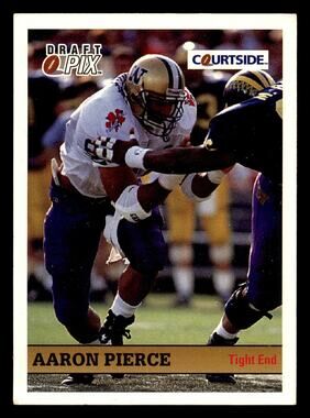 1992 Courtside Draft Pix #65 Aaron Pierce Football Card